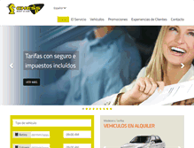 Tablet Screenshot of chessrentacar.com.ar